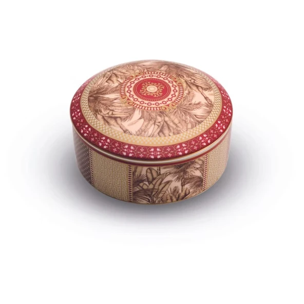 Pozzi Milano Living Porselen Kapaklı Kutu 13 x 6,5 cm - Resim 2