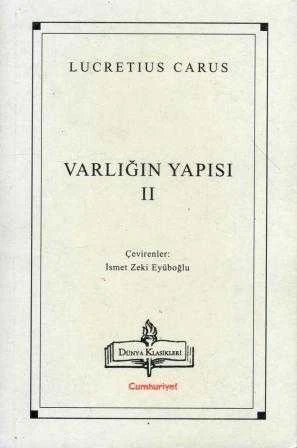 Cumhuriyet Hasan Ali Yücel Klasikleri - Varlığın Yapısı II (2001 Yılı İlk Baskısı) / İsmet Zeki Eyüboğlu Çevirisi ürün görseli 1