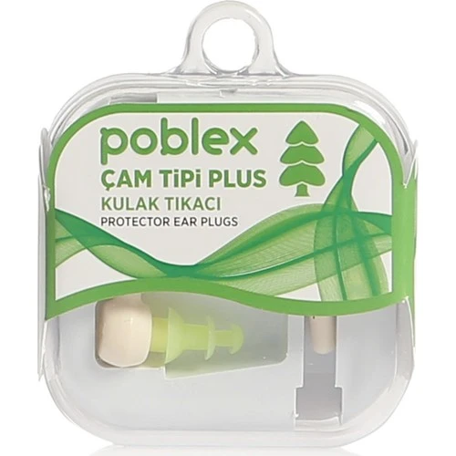 Poblex Çam Tipi Plus Kulak Tıkacı - Small ürün görseli 1