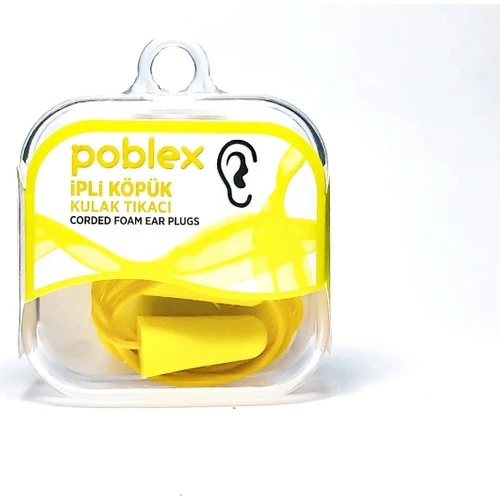 Poblex İpli Köpük Kulak Tıkacı - Resim 3