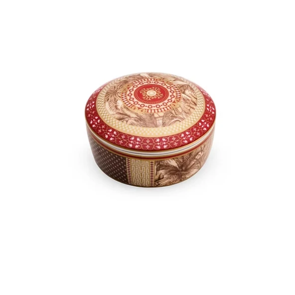 Pozzi Milano Living Porselen Kapaklı Kutu 10 x 5,5 cm ürün görseli