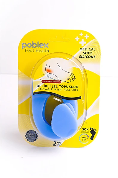 Poblex Topuk Dikeni İçin Delikli Jel Topukluk - Small ürün görseli