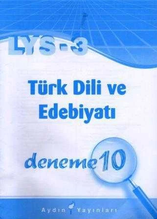 LYS - 3 Türk Dili ve Edebiyatı Deneme 10 ürün görseli 1