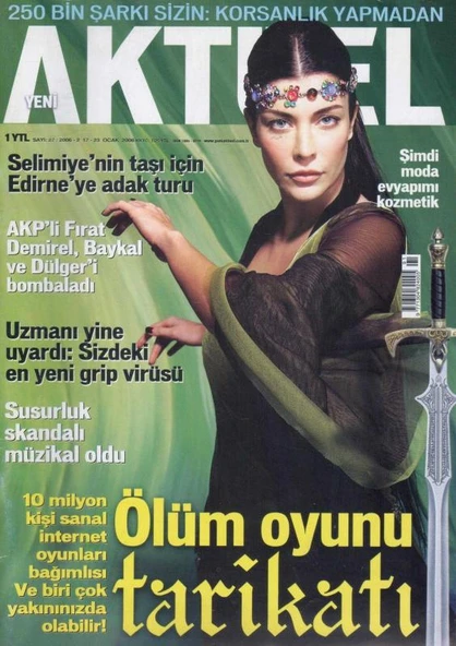 Yeni Aktüel Dergisi Yıl: Ocak 2006 Sayı: 27 / Ölüm Oyunu Tarikatı ürün görseli 1