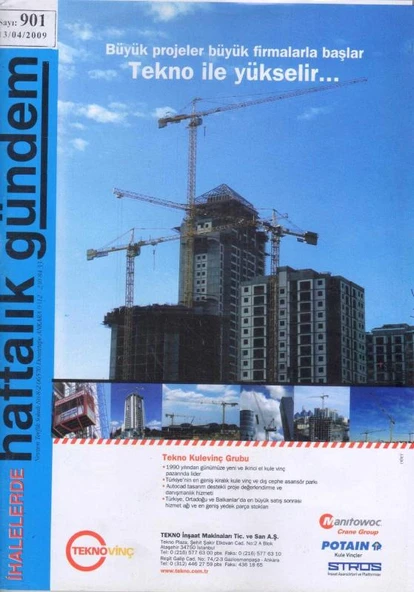 İhalelerde Haftalık Gündem Dergisi Yıl: 2009 Sayı: 901 ürün görseli 1