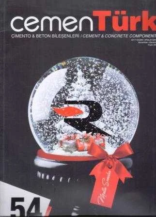 CemenTürk Çimento & Beton Bileşenleri / Cement & Concrete Components Yıl: 2017 Sayı: 54 Aralık ürün görseli 1