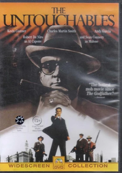 The Untouchables Widescreen DVD Collection (The hottest mob movie since The Godfather.) Kevin Costner, Charles Martin Smith, Andy Garcia, Robert De Niro,/as Al Capone, Sean Connery/as Malone ürün görseli 1