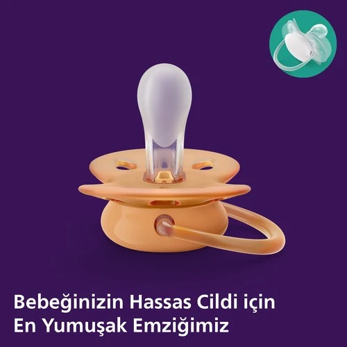 Avent Emzik Scf091/18 Ultra Yumuşak Emzik 6-18 Ay 2Li Kız*6 - Resim 3