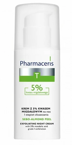 Pharmaceris T Exfoliating Night Cream %5 Mandellic Acid Peeling 50 ml ürün görseli