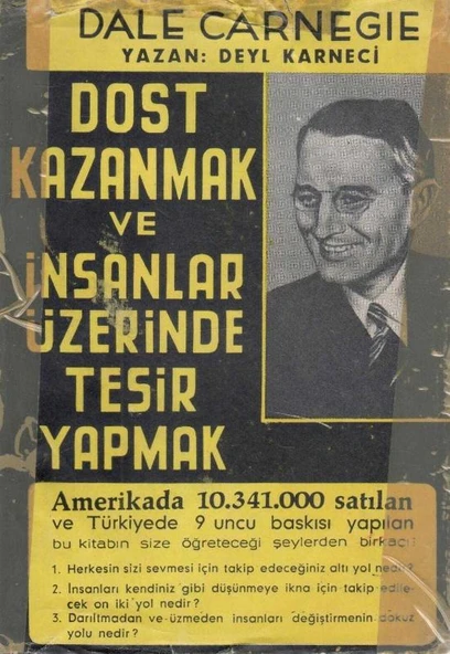 Dost Kazanmak ve İnsanlar Üzerinde Tesir Yapmak - 1955 Yılı Bez Ciltli 8. Baskısı - Ömer Rıza Doğrul Çevirisi ürün görseli 1