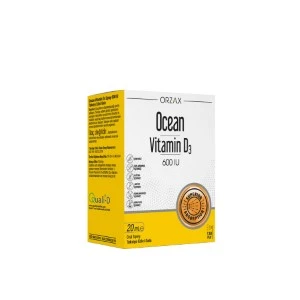 Ocean Vitamin D3 600 Iu Oral Sprey 20 Ml ürün görseli