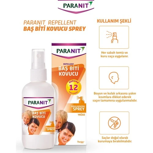 Paranit Baş Biti Kovucu Sprey 100 ml - Resim 3