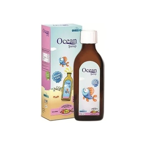 Ocean Fish Oil Tutti Frutti Karisik Meyve Aromali Surup 150 ml - Resim 3