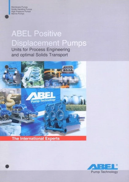 ABEL Positive Displacement Pumps - Units for Process Engineering and Optimal Solids Transport - The International Experts - Kuşe Kağıda, Renkli, Resimli, İlk Baskısı ürün görseli 1