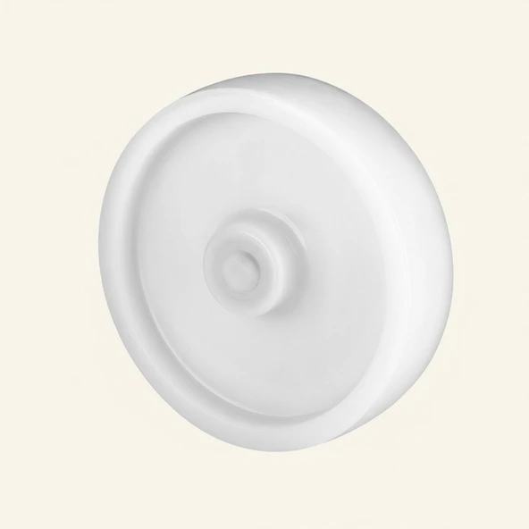 Beyaz Poliamid Yedek Teker 4’lü Set 100x35 mm Dayanıklı Endüstriyel Sanayi Tipi Tekerlek - Resim 3