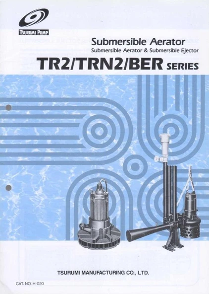 Submersible Aerator & Submersible Ejector TR2/TRN2/BER Series - Kuşe Kağıda, Renkli, Resimli, İlk Baskısı ürün görseli 1
