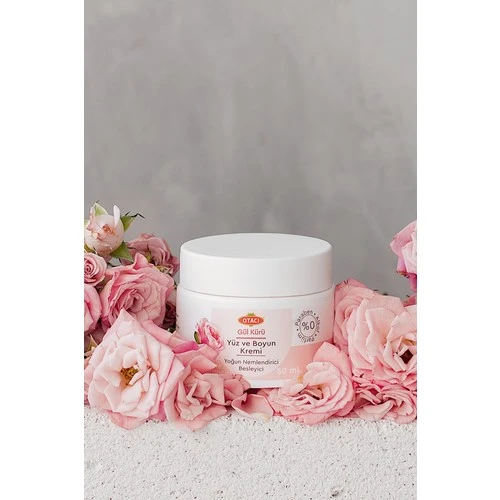 Otacı Gül Kürü Yüz ve Boyun Kremi 50 ml - Resim 4