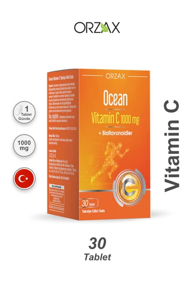 Ocean Vitamin C 1000 Mg 30 Tablet ürün görseli