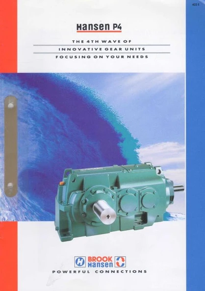 Brook Hansen Hansen P4 the 4th Wave of Innovative Gear Units Focusing on Your Needs - Kuşe Kağıda, Renkli, Resimli, İlk Baskısı ürün görseli 1