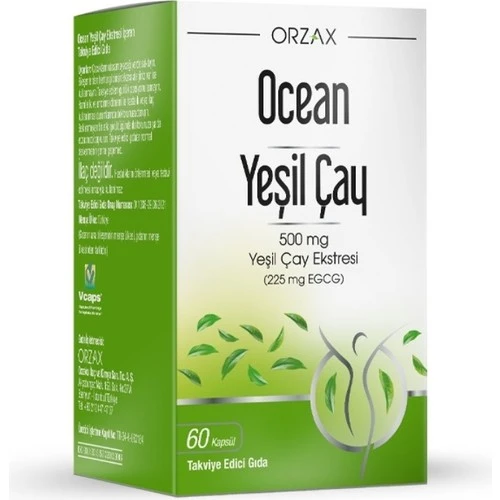 Ocean Green Tea 500 Mg 60 Kapsul ürün görseli