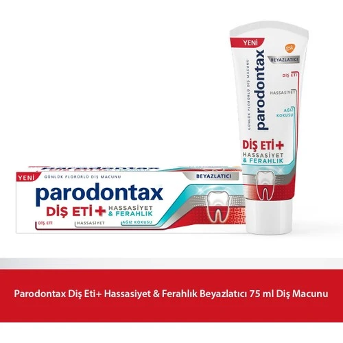 Parodontax Diş Eti Hassasiyet Ferahlık Beyazlatıcı Diş Macunu 75 ml ürün görseli