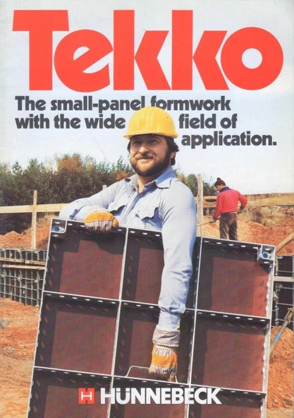 TEKKO The Small-Panel Formwork With the Wide Field of Application - Kuşe Kağıda, Renkli, Resimli, İlk Baskısı ürün görseli 1