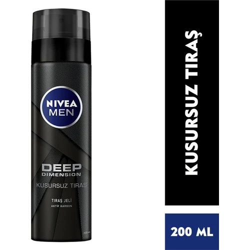 Nivea Tıraş Jeli Men Deep Dimension 200 ml ürün görseli
