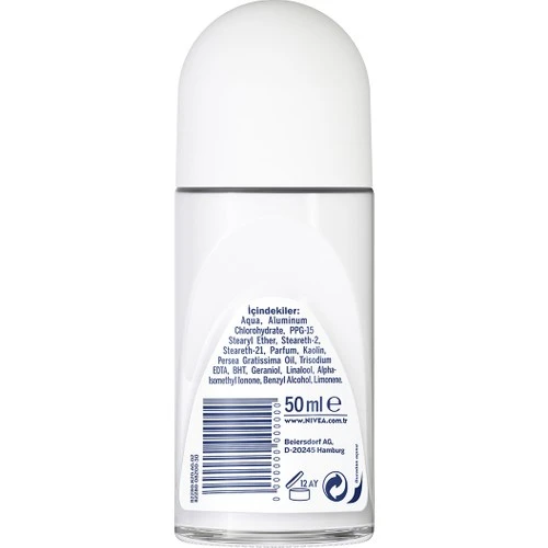 Nivea Bayan Roll-On Powder Touch 50 ml - Resim 3
