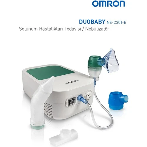 Omron Duobaby NE-C301-E Nazal Aspiratör Kompresörlü Nebulizatör - Resim 2