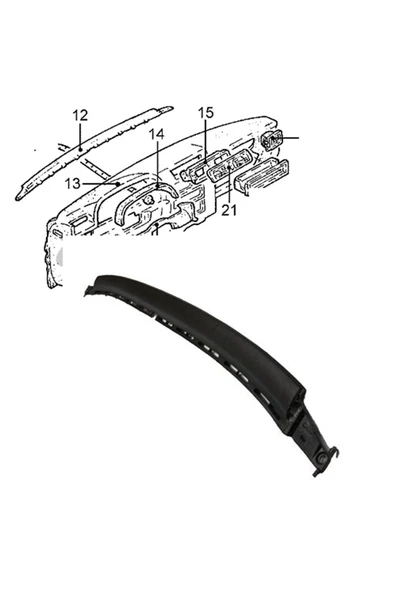 Opel Vectra A Ön Göğüs Çıtası Ithal - Resim 2