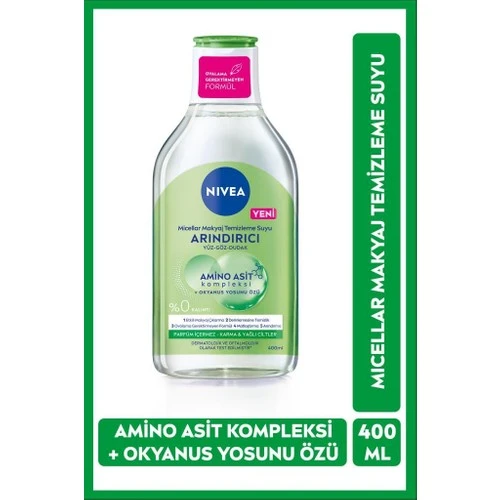 Nivea Micellar Makyaj Temizleme Suyu Arındırıcı 400 ml ürün görseli