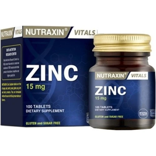 Nutraxin Zinc 15 mg 100 Tablet ürün görseli 1