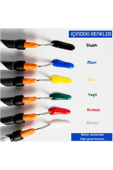 Stowsen Çok Renkli Yüzey Tamir Kiti - Resim 5