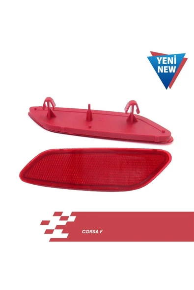 Opel Corsa F Arka Sağ Tampon Reflektör Lensi ürün görseli 1