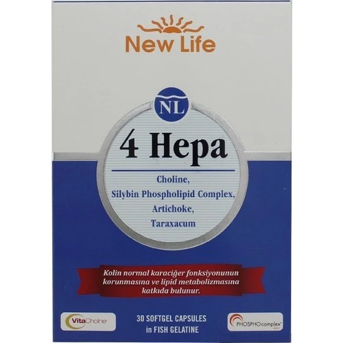 New Life 4 Hepa 30 Softgel Kapsül - Resim 2