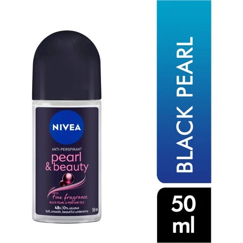 Nivea Pearl  Beauty Black Kadın Roll-On Deodorant 50 ml ürün görseli