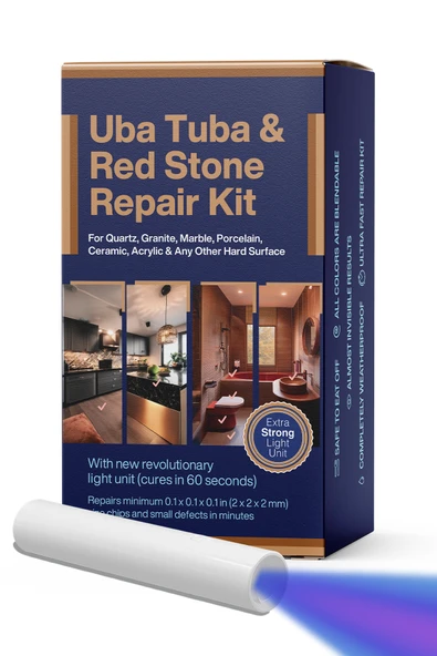 NNREPAIR Mermer, Granit, Mermerit, Fiberglas, Kuvars, Porselen, Akrilik, Seramik gibi Yüzeyler için Tamir ürün görseli 1