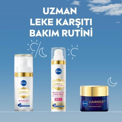 Nivea Cellular Luminous 630 Leke Karşıtı Gündüz Kremi SPF50 40 ml - Resim 5