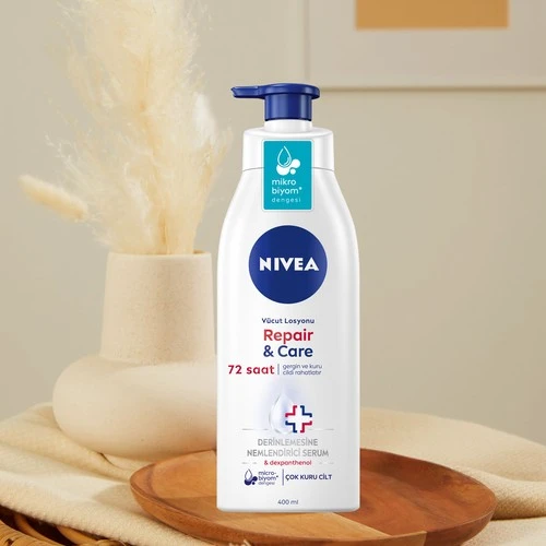 Nivea Body Losyon Repair  Care 400 ml - Resim 5