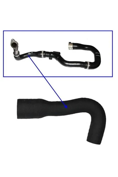 Opel Corsa D Turbo Alt Hortumu 1.3 Dizel ürün görseli