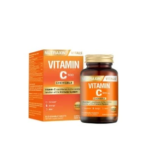 Nutraxin Vitamin C 500 mg 30 Çiğneme Tablet ürün görseli