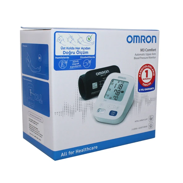 Omron M3 Comfort HEM-7155-E Tansiyon Aleti ürün görseli