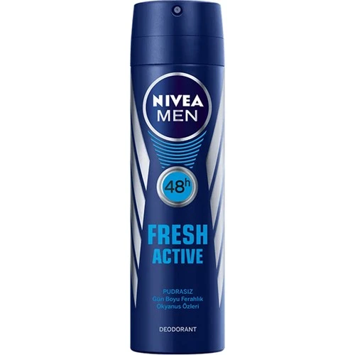 Nivea Men Deodorant Sprey Fresh Active 150 Ml ürün görseli
