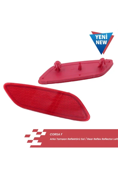 Opel Corsa F Arka Sol Tampon Reflektör Lensi ürün görseli