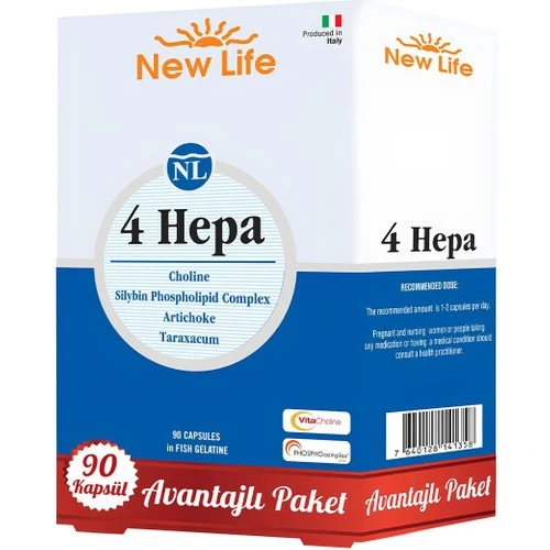 New Life 4 Hepa 90 Softgel Kapsül ürün görseli