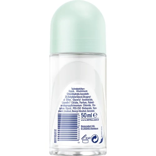 Nivea Invisible For Black  White Kadın Roll-on Fresh 50 ml - Resim 2