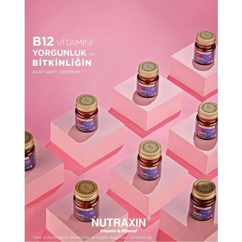 Nutraxin B12 Vitamin 60 Tablet - Resim 5