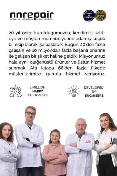 NNREPAIR Beyaz Renk - Seramik, Akrilik, Vitrifiye, Porselen, Granit, Fayans, Mermer Için Yüzey Tamir Kiti - Resim 8