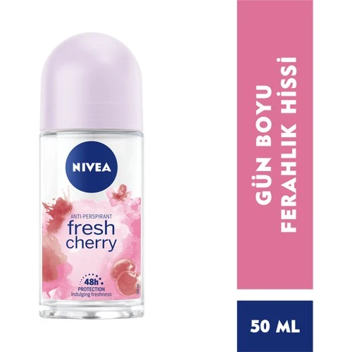 Nivea Fresh Cherry Bayan Roll-On 50 ml ürün görseli
