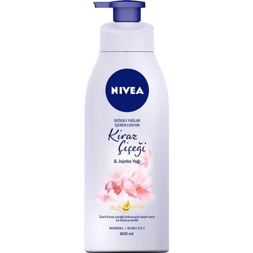 Nivea Body Losyon Kiraz  Jojoba Yağı 400 ml - Resim 2